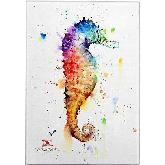 Seahorse Metal Box Wall Art