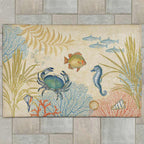 Coral Garden Outdoor Rug - 4 x 6