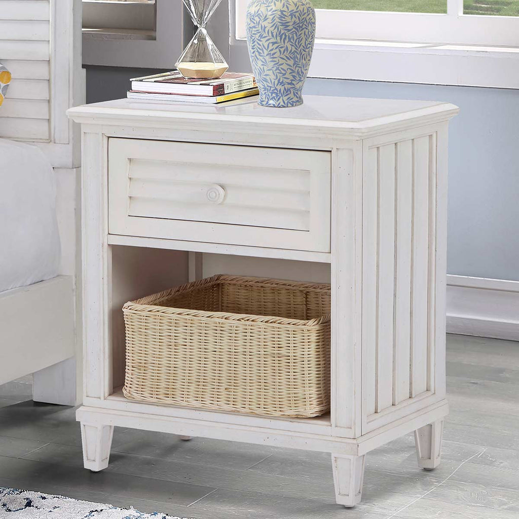 Coast 1 Drawer Nighstand with Basket - OUT OF STOCK UNTIL 08/04/2026
