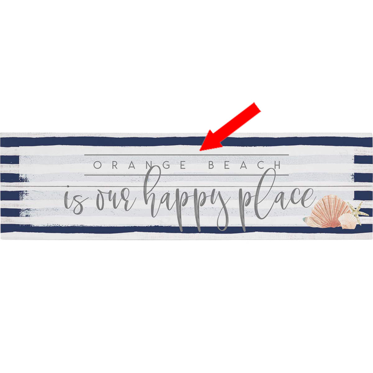 Our Happy Place Personalized Wall Art