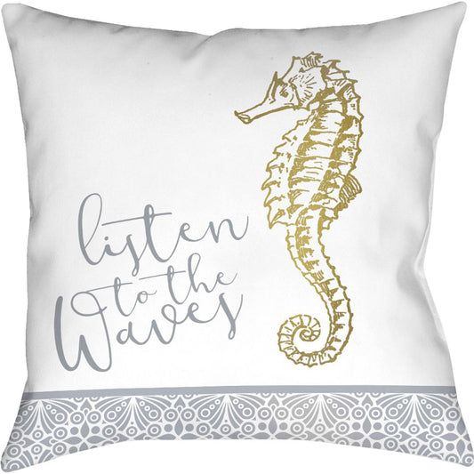 Seahorse Depths Pillow