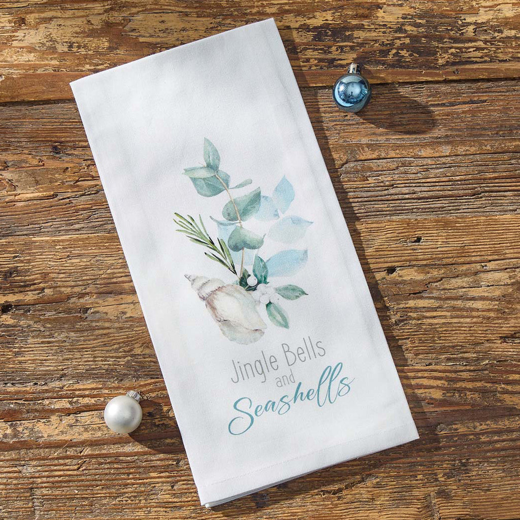 Beachcombers Festive Bells Dishtowels - Set of 4