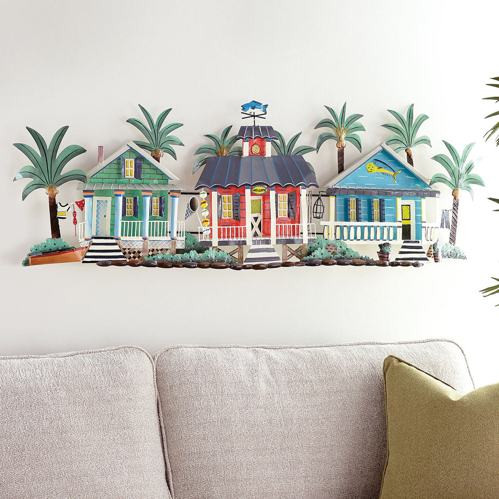 Tropical Village Wall Art