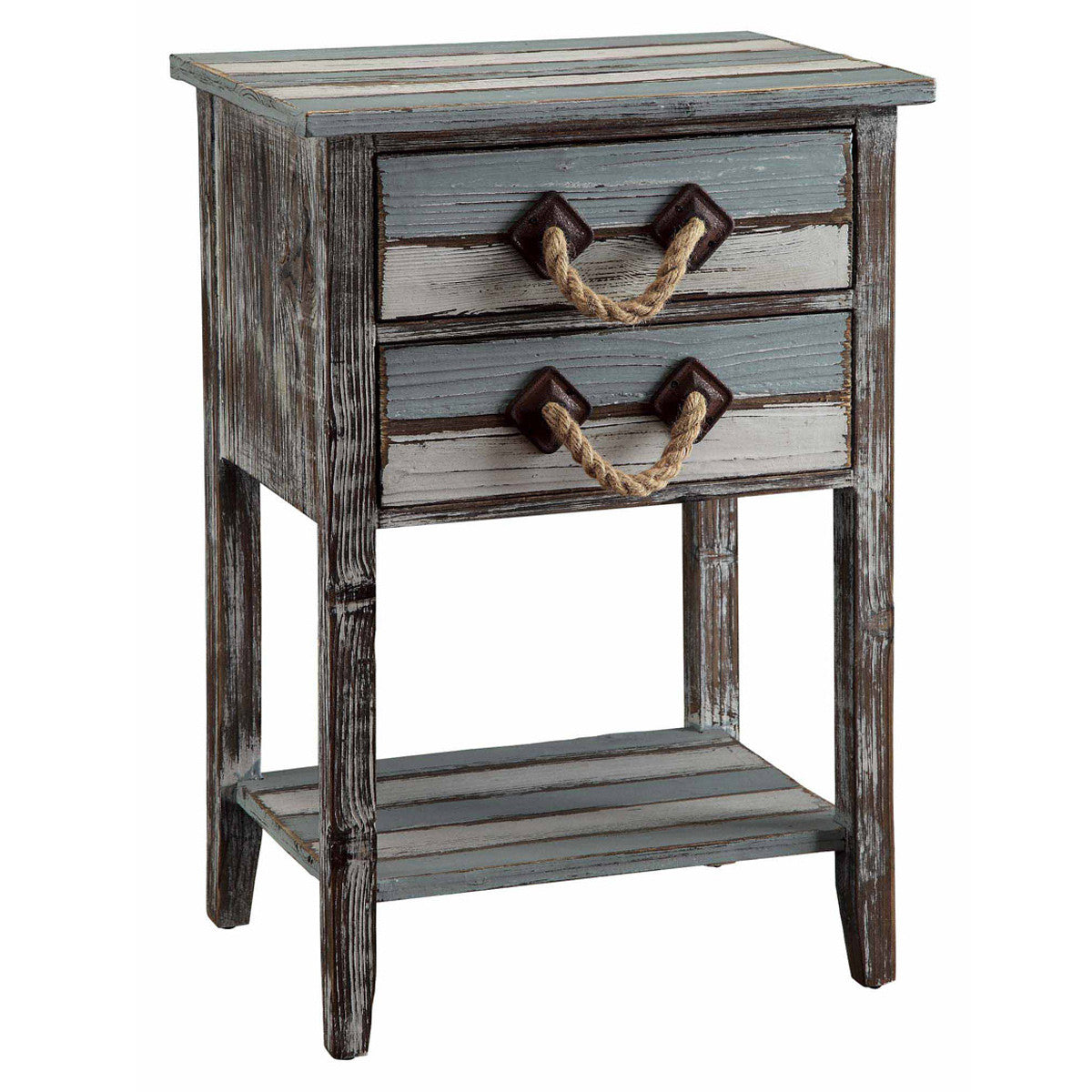 Capeside Weathered Wood Accent Table