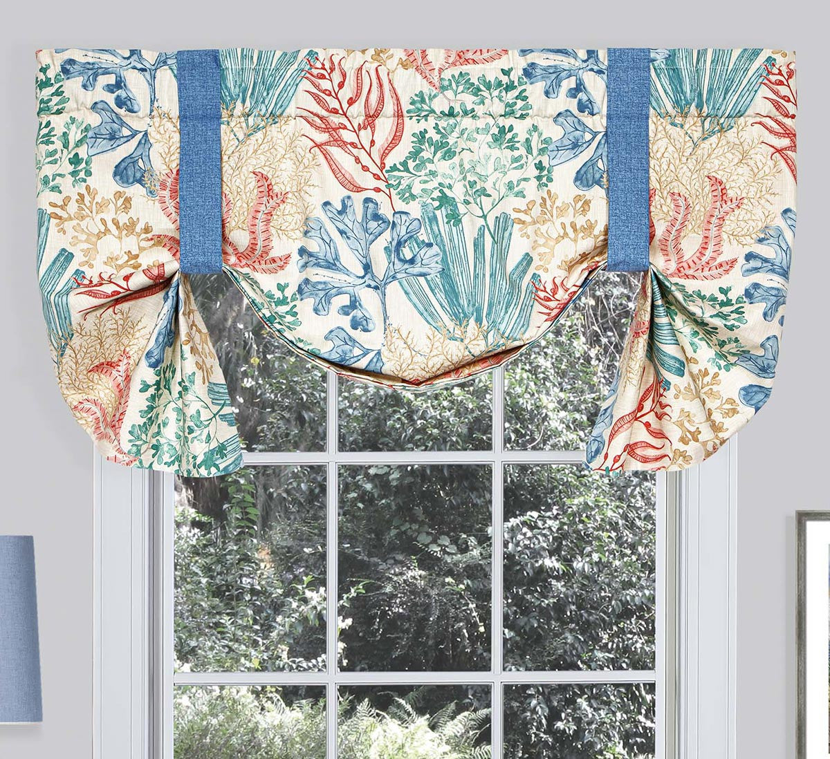 Rainbow Reef Tie Up Valance