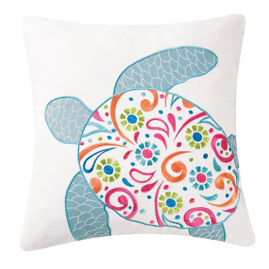 Caicos Turtle Pillow