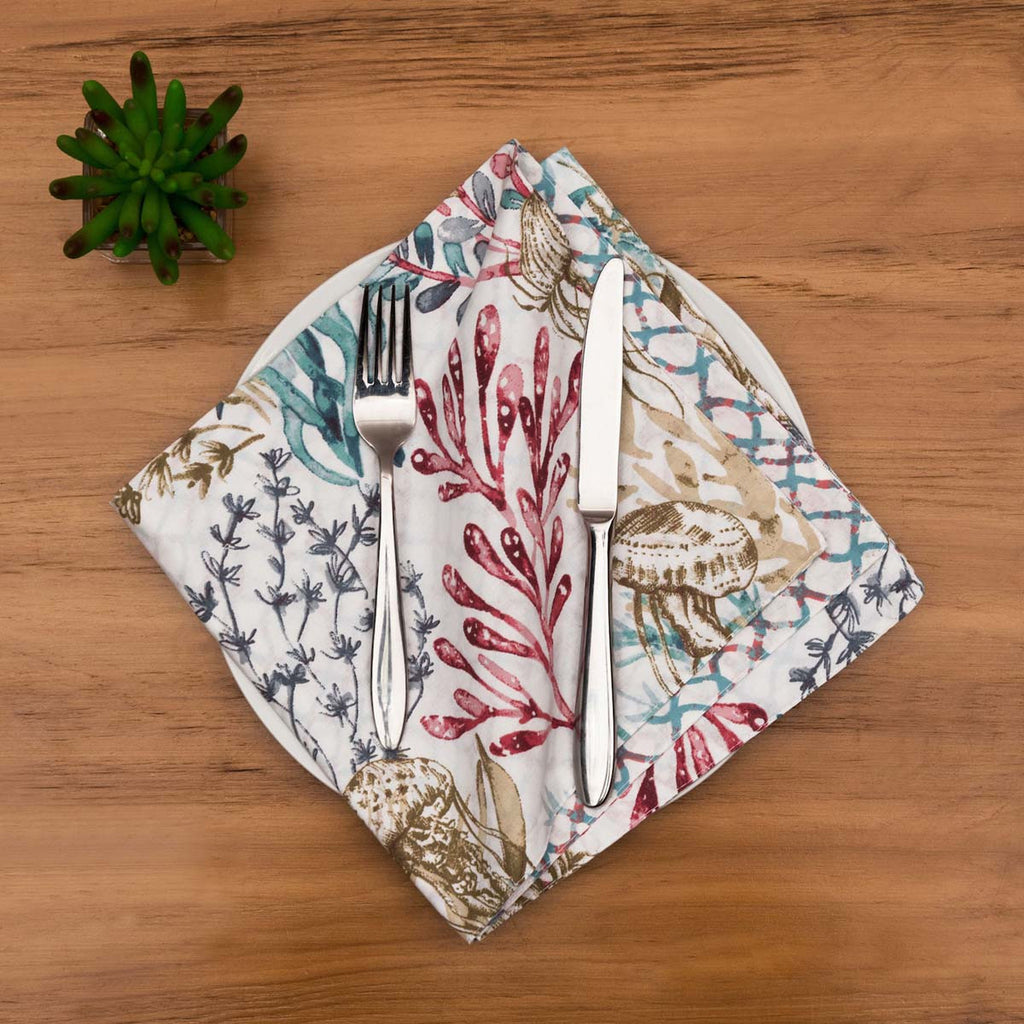 Colorscape Coral Napkins - Set of 6
