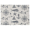 Nautical Navigator White Placemats - Set of 4