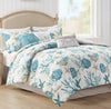 Coralscape Seashell Comforter Set - Cal. King