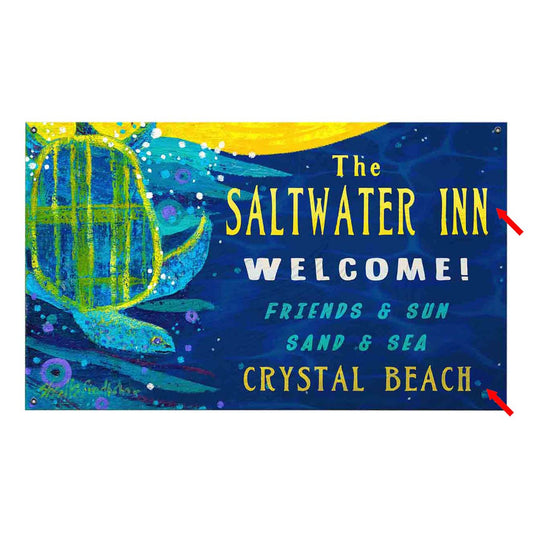 Saltwater Inn Personalized Wall Art