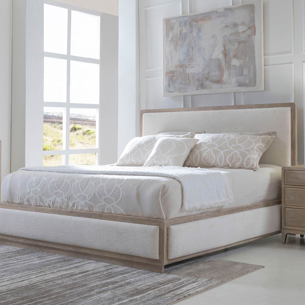 Portmore Bed with Upholstered Side Rails - King - OUT OF STOCK UNTIL 09/02/2026
