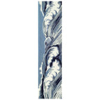 Coastline Curl Blue Indoor/Outdoor Rug - 2 x 8