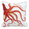 Octopus Orange Flame Indoor/Outdoor Pillow