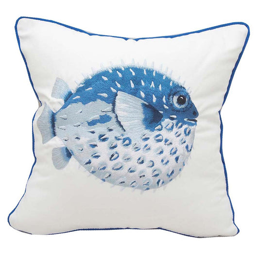 Blowfish Indoor/Outdoor Pillow