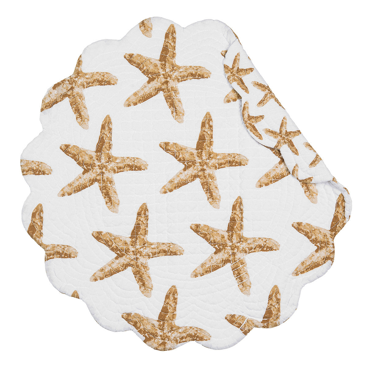 Starfish Gathering Round Placemats - Set of 6