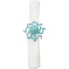 Beaded Blue Octopus Napkin Rings - Set of 6