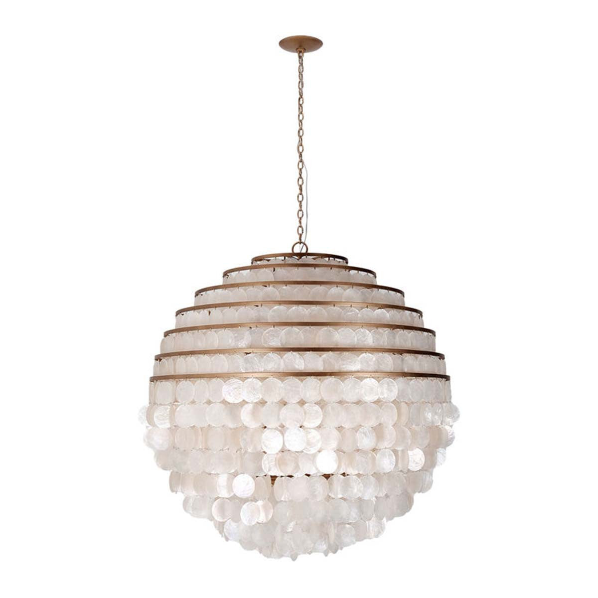 Shell Cascades Pendant Light - 28 Inch