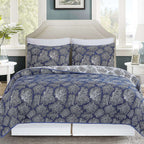 Coral Dreams Jacquard Coverlet Set - Full/Queen - OVERSTOCK