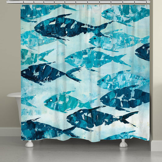 School of Fish Shower Curtain