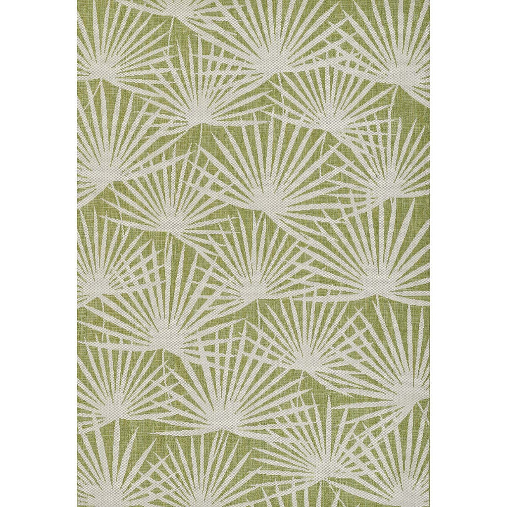 Queen Palm Green Indoor/Outdoor Rug - 4 x 6