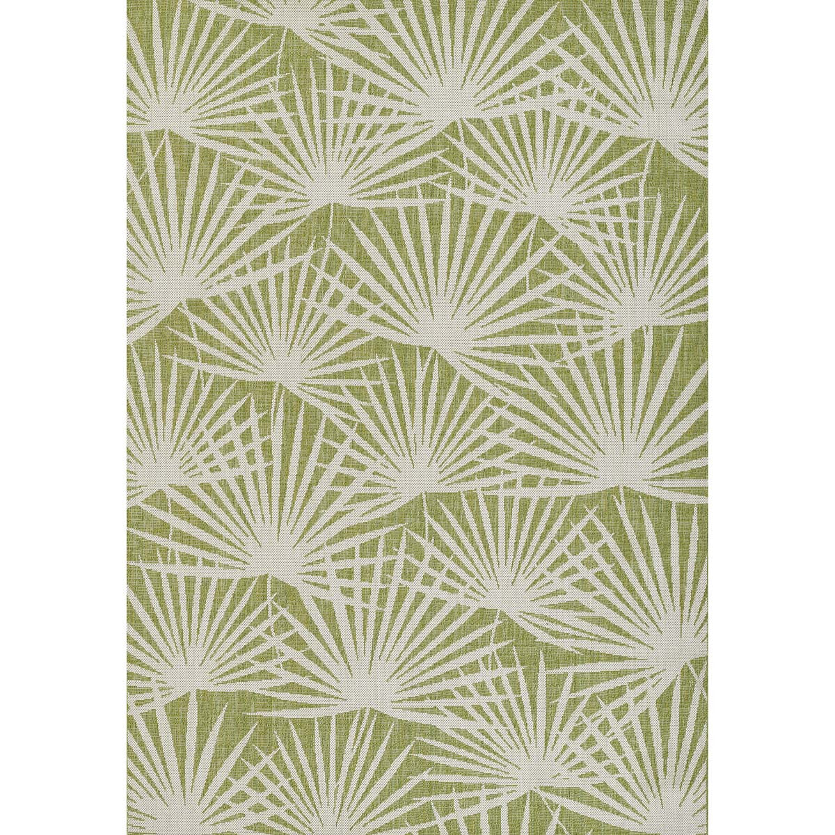 Queen Palm Green Indoor/Outdoor Rug - 4 x 6