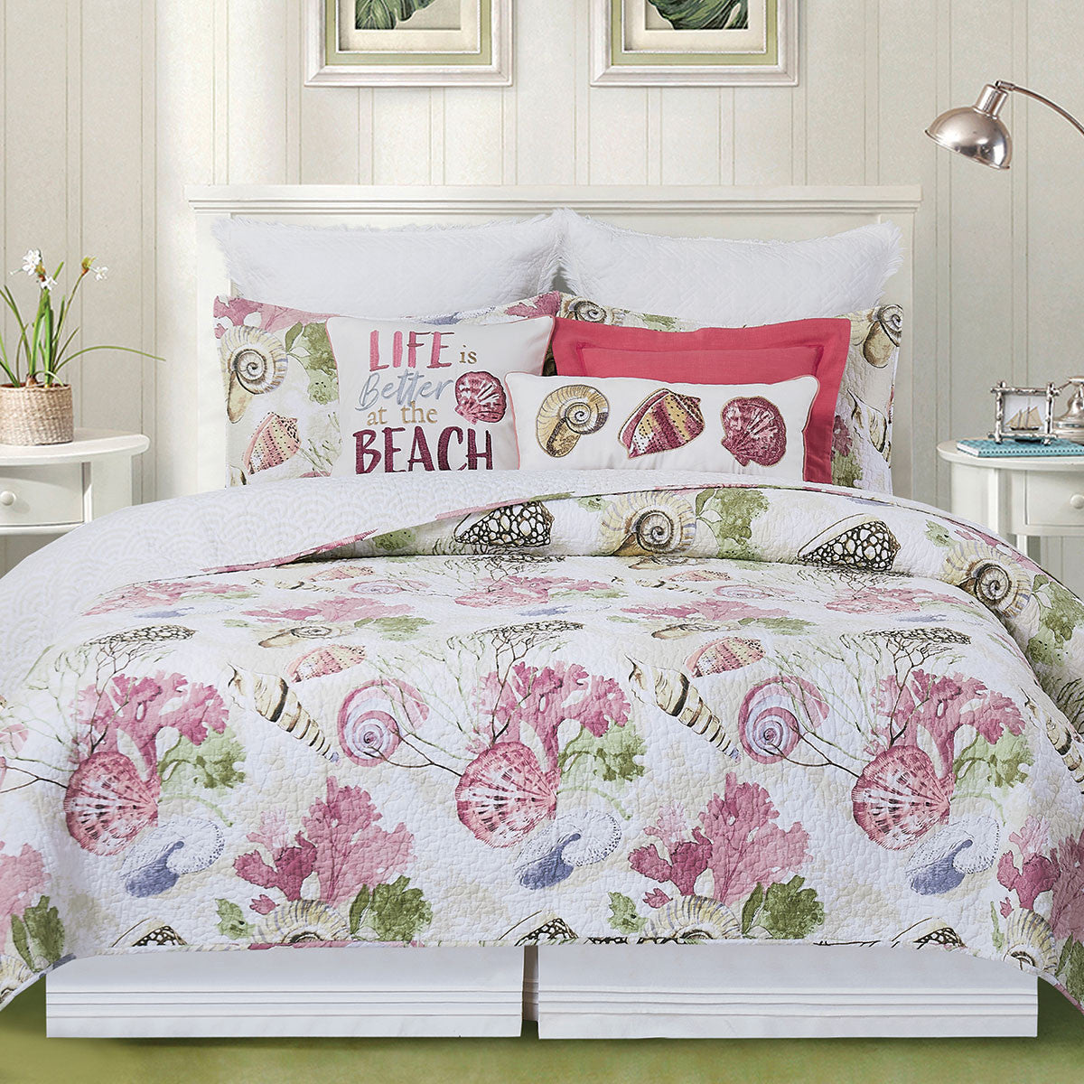 Sea Harvest Quilt Bed Set - Full/Queen