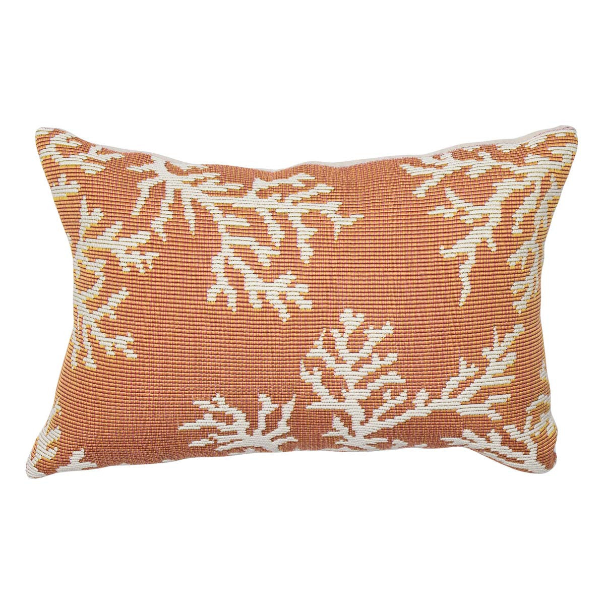 Coral Crossings Indoor/Outdoor Pillow - Orange