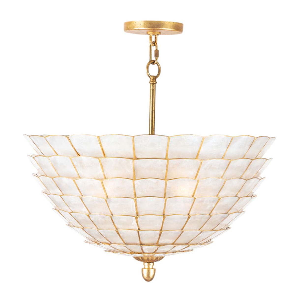 Shell Whispers Convertible Pendant Light
