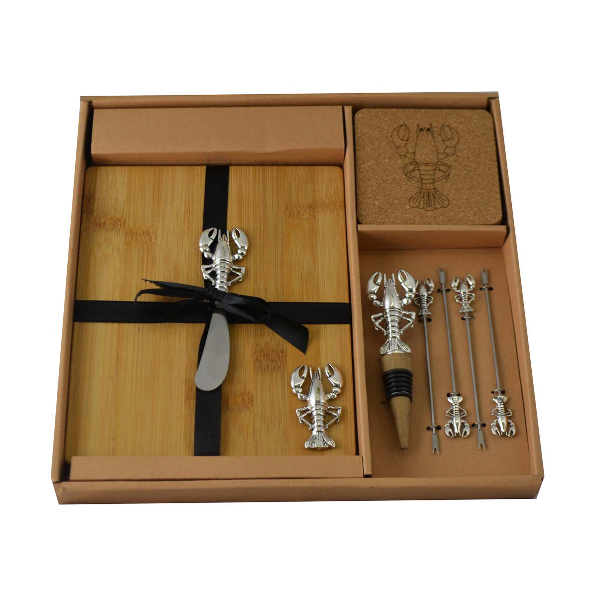Nautical Lobster Wine & Cheese 11 Pc. Set