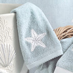 Bayside Seashells Fingertip Towel