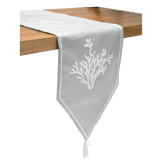 White Coral Table Runner