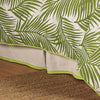 Rain Forest Leaf Bedskirt - King