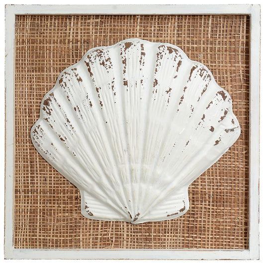 Island Shells Scallop Wall Art - CLEARANCE