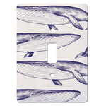 Majestic Blue Whale Single Switch Plate