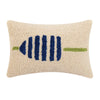 Coastal Wonder Buoy Hooked Pillow