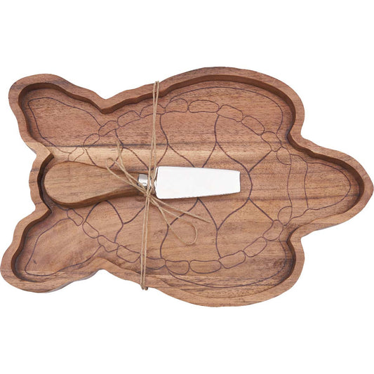 Sea Turtle Serving Board with Spreader