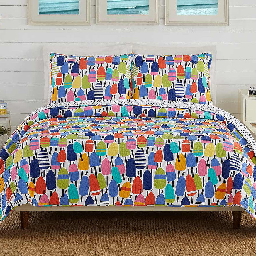 Party Buoys Quilt Set - Twin