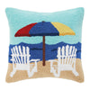 Adirondacks & Umbrella Pillow