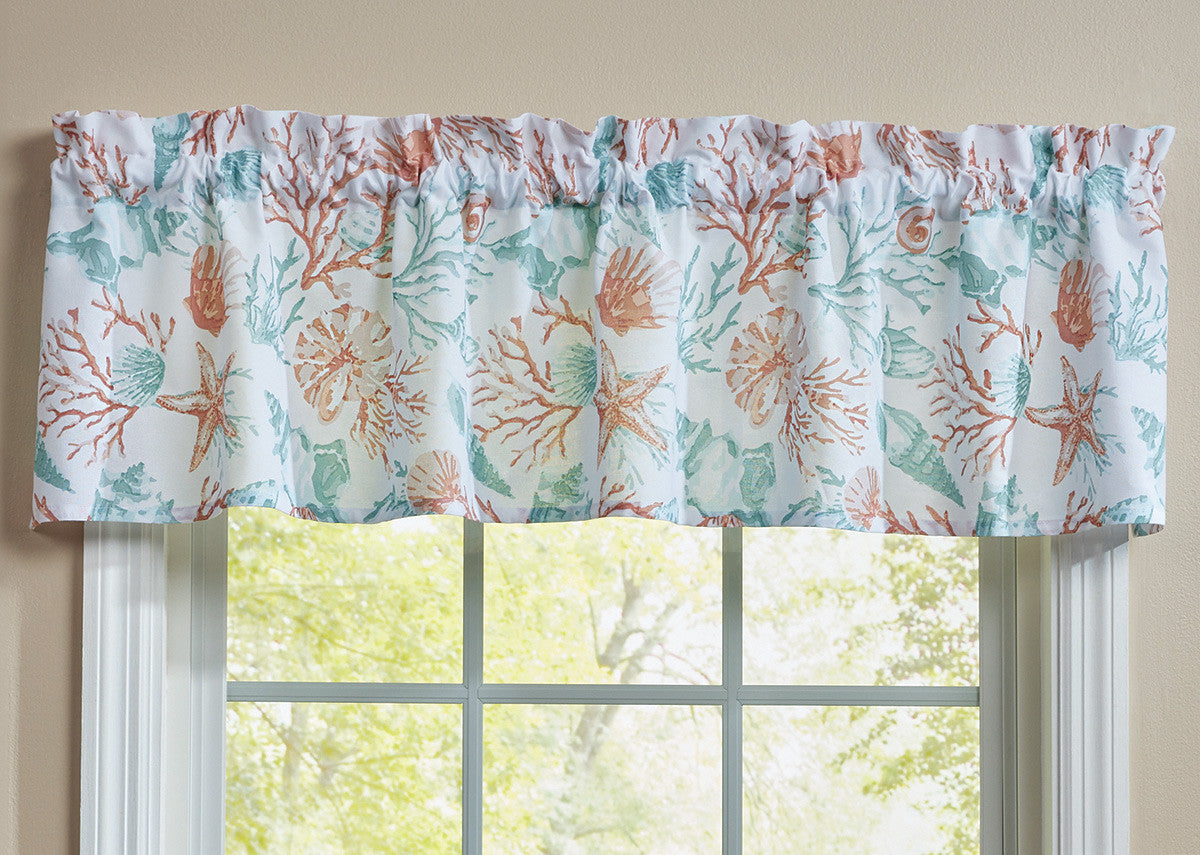 Seashell Garden Valance