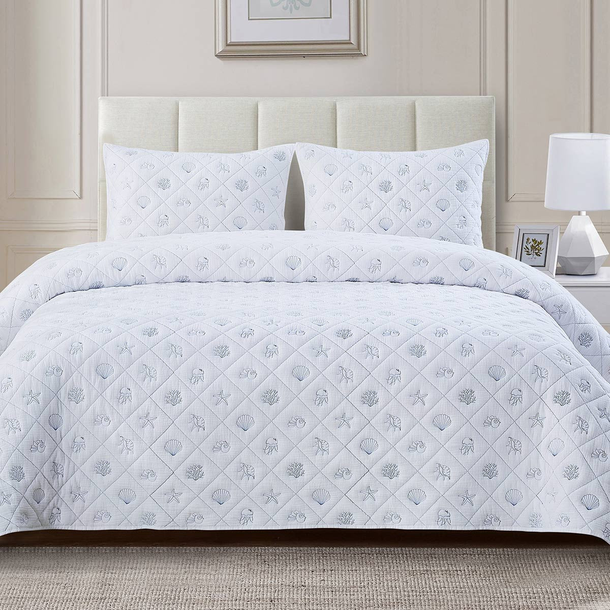 Ivory Coast Quilt Bed Set - Full/Queen