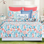 Coastal Oasis Quilt Bed Set - Full/Queen- SALE - OUT OF STOCK UNTIL 07/23/2026