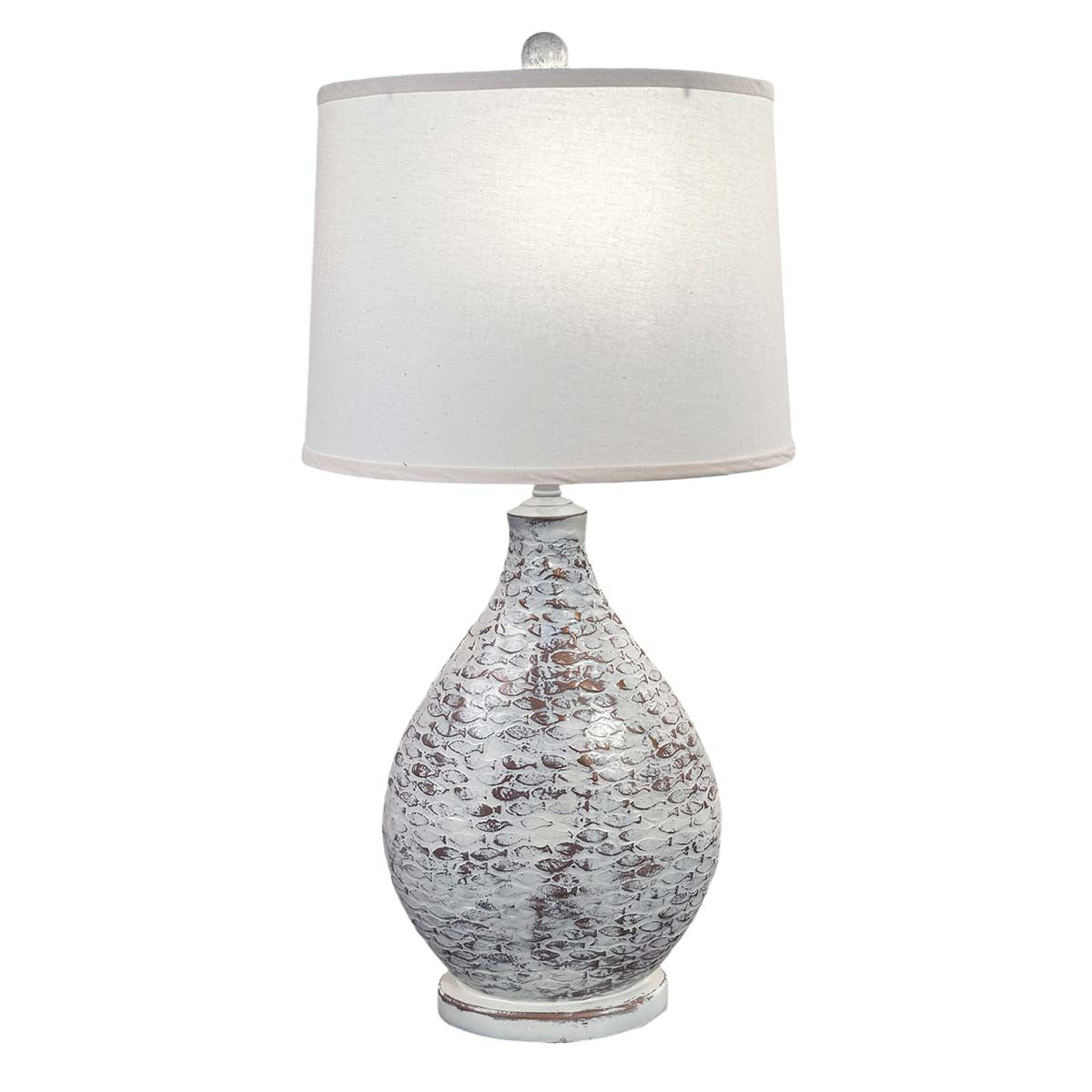 Coastal Catch Table Lamp - Ivory