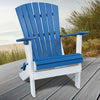 Bayside Adirondack Folding Chair - Blue & White - OUT OF STOCK UNTIL 07/08/2026