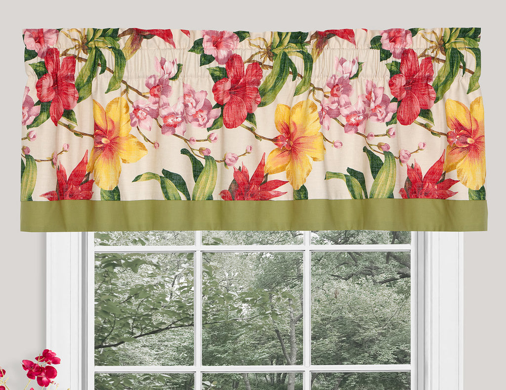 Maui Bliss Tailored Valance