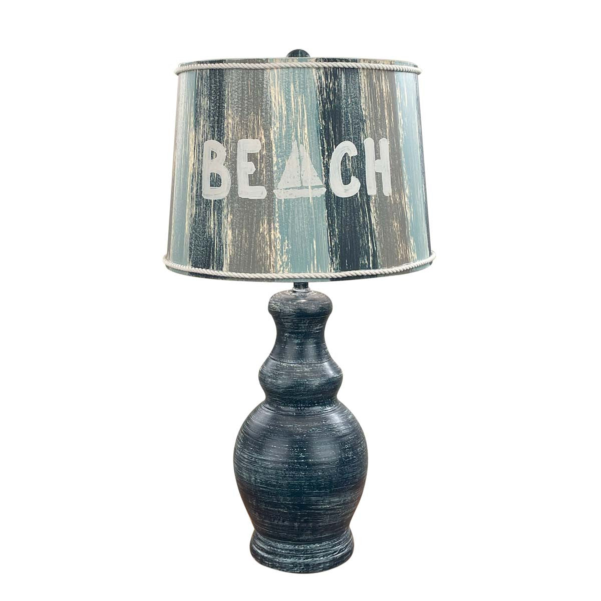 Tide Marker Navy Table Lamp