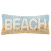 Beach Bliss Hooked Pillow
