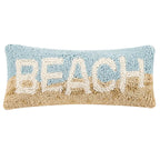 Beach Bliss Hooked Pillow