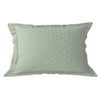 Sea Foam Linen Quilt King Sham