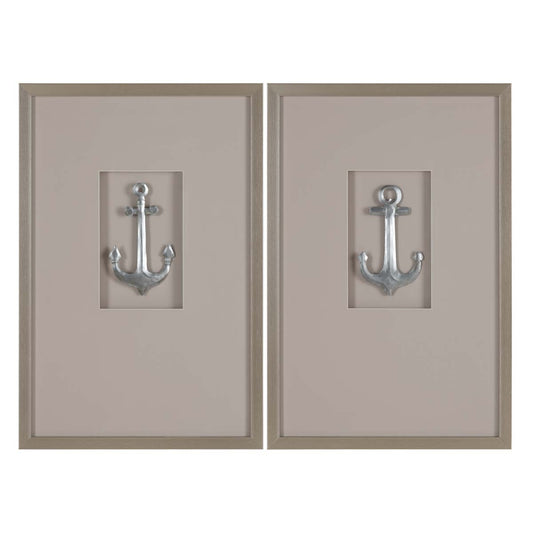 Nautical Weight Wall Art - Set of 2