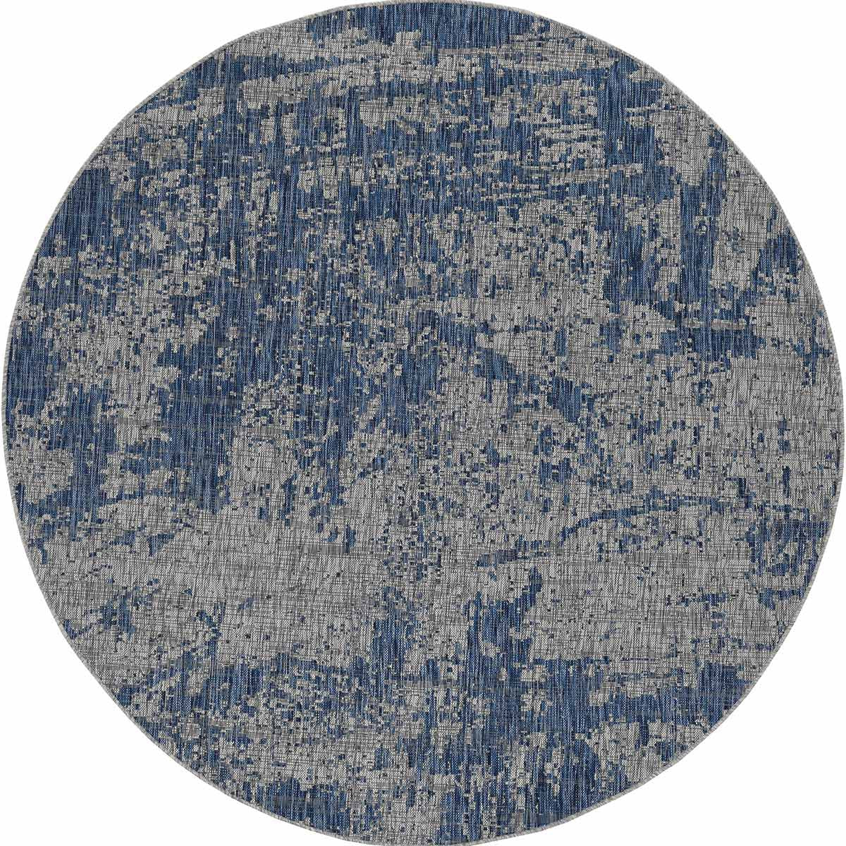 Seafoam Blue Indoor/Outdoor Rug - 8 Ft. Round